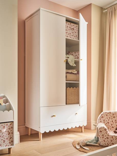 Armoire 2 portes LIGNE FESTON écru 4 - vertbaudet enfant 