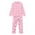 Pyjama long imprimé pommes - CATIMINI - Ensemble chemise et pantalon - 95% Coton - 5% Elasthanne ROSE 2 - vertbaudet enfant 