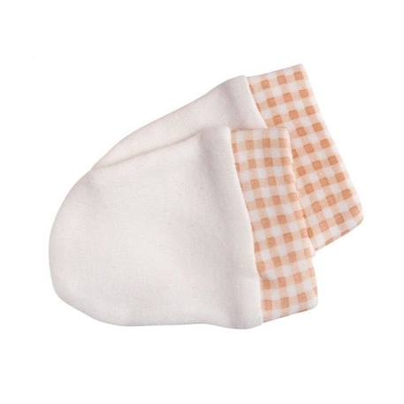 Lot bonnet et moufles bébé en coton BLANC 3 - vertbaudet enfant 