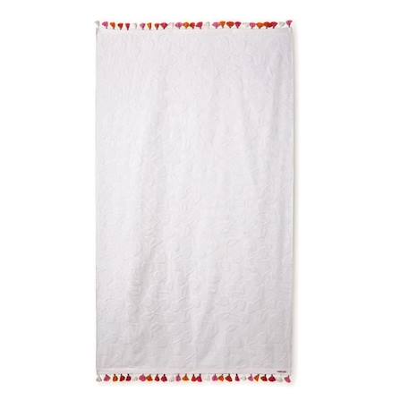 Drap de bain fille Escapade Kawaii 90x150 cm - 100% Coton - 400 GSM - Blanc BLANC 1 - vertbaudet enfant 