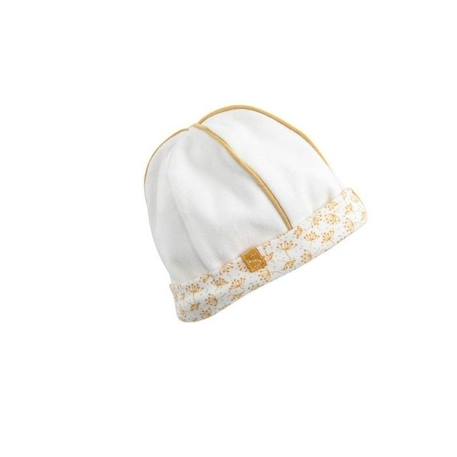 Bonnet de naissance en coton BLANC 1 - vertbaudet enfant 