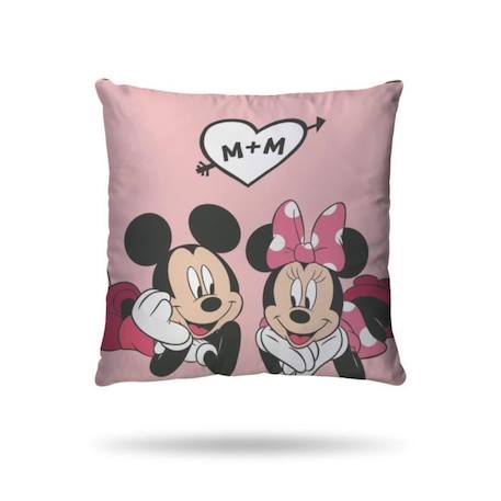 Housse de couette Disney - Mickey et Minnie - 140x200 cm - Rose - 100% Coton ROSE 3 - vertbaudet enfant 