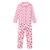 Pyjama long imprimé pommes - CATIMINI - Ensemble chemise et pantalon - 95% Coton - 5% Elasthanne ROSE 1 - vertbaudet enfant 