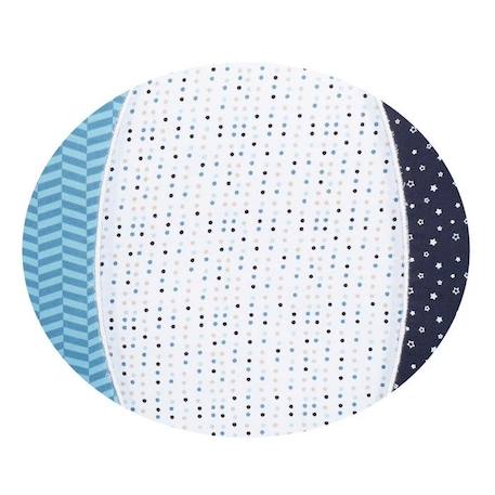 Coussin mongolfiere en coton bleu BLEU 3 - vertbaudet enfant 