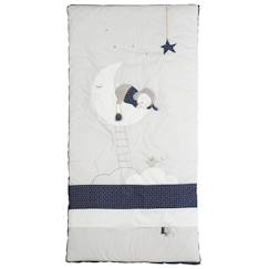 Puériculture-Edredon pour lit bébé en coton gris perle - Merlin - 70x140cm - Chaleur et confort