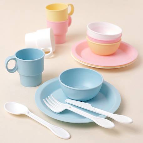 KIDKRAFT - Dinette ustensiles de cuisine - 27 pièces - pastel ROSE 4 - vertbaudet enfant 