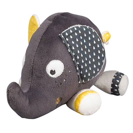 Doudou Eléphant en velours - Babyfan - Petit modèle - Taille unique - Gris - Non - Bébé - Mixte - 1 mois GRIS 1 - vertbaudet enfant 