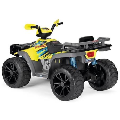 QUAD électrique - POLARIS SPORTSMAN PRO CITRUS- PEG PEREGO JAUNE 2 - vertbaudet enfant 