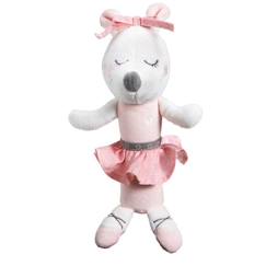 Jouet-Premier âge-Premières manipulations-Hochet - Lilibelle - Petite souris danseuse étoile - Rose - Pour bébé fille dès 1 mois