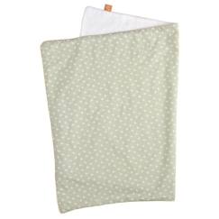 Couverture 75x100 cm en coton Vert tilleul  - vertbaudet enfant