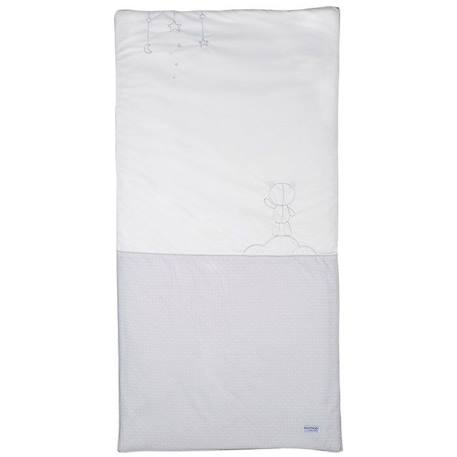 Edredon pour lit bébé en coton blanc - Céleste - 70x140cm GRIS 1 - vertbaudet enfant 