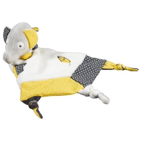 Doudou mouchoir - Babyfan - Eléphant en velours gris - Mixte - A partir de 1 mois - L19xH3 GRIS 1 - vertbaudet enfant 