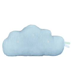 Linge de maison et décoration-Coussin décoratif - Lily Mint - Nuage - Coton - 35x20 cm - Bleu