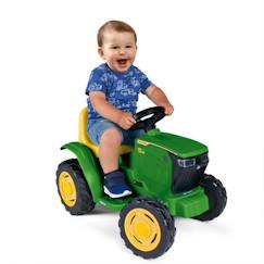 Jouet-Jeux d'imagination-Véhicules, garages, circuits et trains-MINI TRACTEUR ELECTRIQUE JOHN DEERE - PEG PEREGO