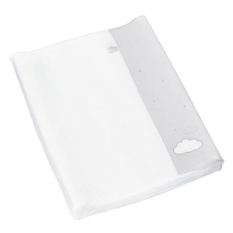 Matelas à langer en coton - Lily Grey - Petit modèle - Déhoussable - 68x52 cm BLANC 1 - vertbaudet enfant 