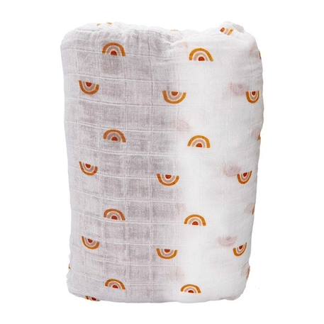 Lot de 2 draps housse 65x130 cm en coton bio ORANGE 2 - vertbaudet enfant 