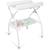 Table à Langer Moon - Babyland - PVC - 80x68x98cm - Etoile Grise - made in Italia BLANC 1 - vertbaudet enfant 