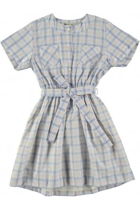 Robe fille Joya BLEU+JAUNE 5 - vertbaudet enfant 