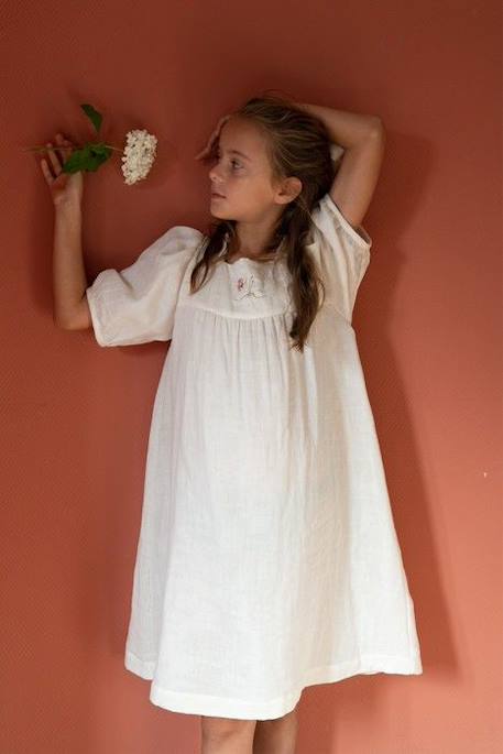 Robe fille Farfalla BLANC 1 - vertbaudet enfant 