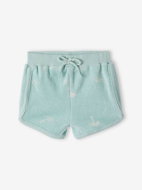 Lot de 4 shorts en éponge naissance bleu chambray 4 - vertbaudet enfant 