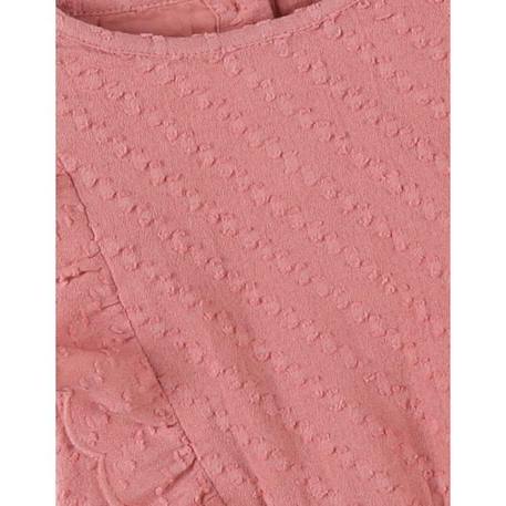 Robe cérémonie à volants blush ROSE 3 - vertbaudet enfant 