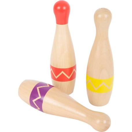 Jeu de quilles en bois - SMALL FOOT - LEGLER - Multicolore - Pour enfants à partir de 3 ans BLANC 4 - vertbaudet enfant 