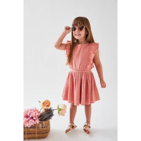 Robe cérémonie à volants blush ROSE 4 - vertbaudet enfant 