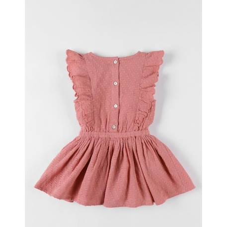 Robe cérémonie à volants blush ROSE 2 - vertbaudet enfant 