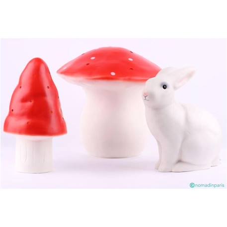 Lampe à poser / Veilleuse LED Grand Champignon Rouge H30cm - EGMONT TOYS - Enfant - Mixte - Plastique - Rouge ROUGE 2 - vertbaudet enfant 