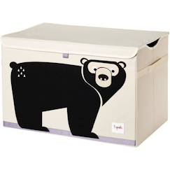 Chambre et rangement-Rangement-Rangement livres-3 Sprouts - Coffre à jouets Ours - ELEMENTS FOR KIDS