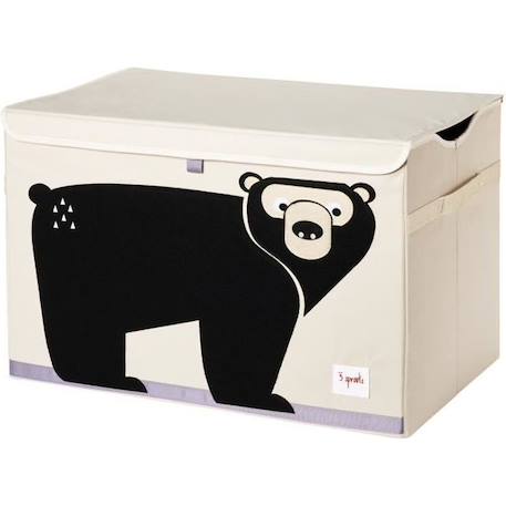 Coffre à jouets ours - 3 Sprouts - Tissu renforcé - Pour enfant à partir de 3 ans MARRON 1 - vertbaudet enfant 