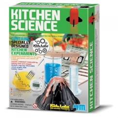 Jouet-Jeux éducatifs-Jeux scientifiques-Kit d'expériences scientifiques - 4M - Sciences en cuisine - 6 expériences - Intérieur - Noir