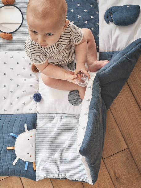 Tapis d'éveil moelleux et ludique Croque la vie+Dans les bois+Navy sea 28 - vertbaudet enfant 