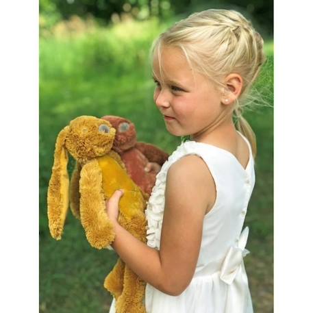 Peluche Lapin Richie ocre 38 cm - HAPPY HORSE - Jaune - Enfant - Mixte JAUNE 3 - vertbaudet enfant 