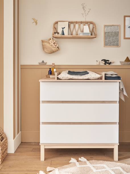 Commode à langer LIGNE COMETE blanc 6 - vertbaudet enfant 