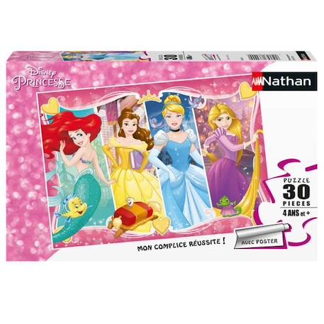 Puzzle 30 pièces - NATHAN - Princesses Disney - Moins de 100 pièces - Jaune - Multicolore JAUNE 3 - vertbaudet enfant 