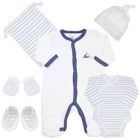 Kit Naissance Trois Kilos Sept - Bleu  1 Mois BLEU 1 - vertbaudet enfant 