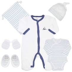 Kit Naissance Trois Kilos Sept - Bleu 1 Mois  - vertbaudet enfant