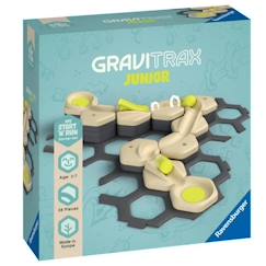 Jouet-Jeux d'imagination-Jeux de construction-GraviTrax JUNIOR Set d'extension Start and Run - Circuits de billes - dès 3 ans - 27531 - Ravensburger