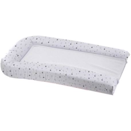 Matelas à  langer avec éponges amovibles - blanc / gris - 42 x 70 cm BLANC 2 - vertbaudet enfant 