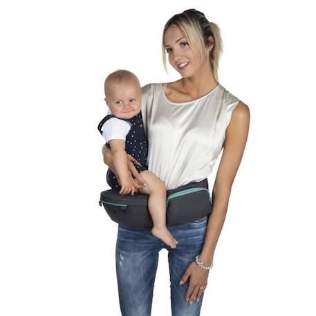 Porte-bébé ergonomique CHICCO - Hip Seat Pirate Black - Ventrale/dos - Mixte - 0-15kg NOIR 4 - vertbaudet enfant 