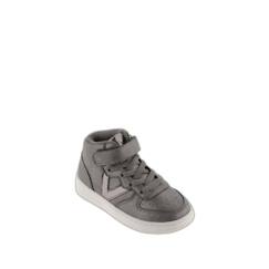 Chaussures-Chaussures garçon 23-38-Basket Montante Enfant Victoria metal - argenté - Scratch - VICTORIA - Plat