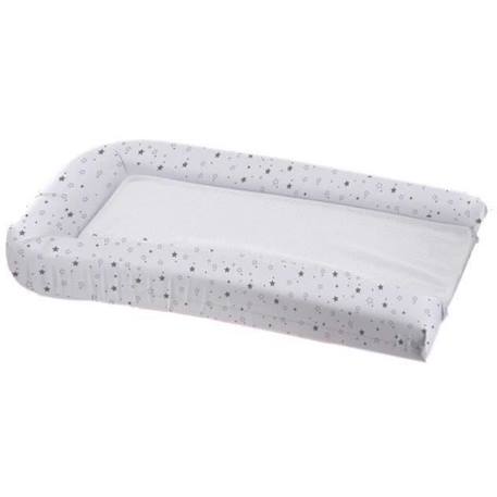 Matelas à  langer avec éponges amovibles - blanc / gris - 42 x 70 cm BLANC 1 - vertbaudet enfant 