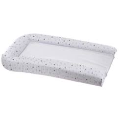 Puériculture-Matelas à  langer avec éponges amovibles - blanc / gris - 42 x 70 cm