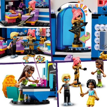 LEGO® 42616 Friends Le Spectacle Musical de Heartlake City, Jouet avec 4 Figurines Andrea, Scène et Instruments VIOLET 4 - vertbaudet enfant 