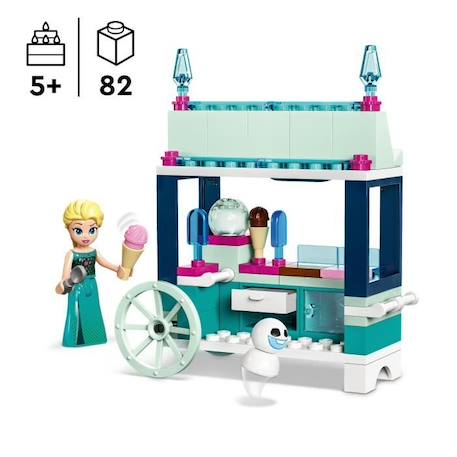LEGO® 43234 Disney Princess Les Délices Glacés d’Elsa, Jouet avec Mini Poupée Elsa de La Reine des Neiges BLEU 2 - vertbaudet enfant 