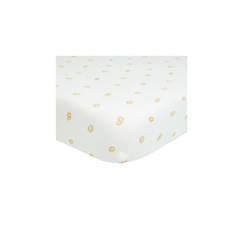 Drap housse - TROIS KILOS SEPT - Ecru 60x120 Cm - Bébé - Coton - Beige  - vertbaudet enfant