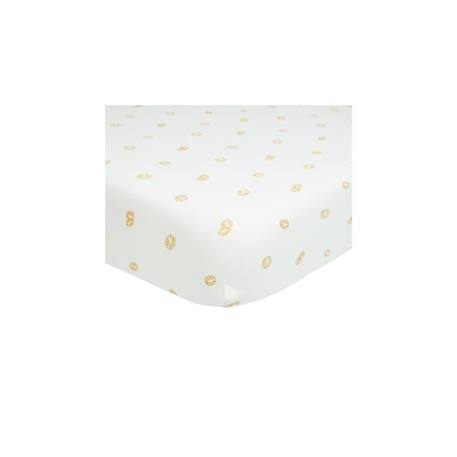 Drap housse - TROIS KILOS SEPT - Ecru 60x120 Cm - Bébé - Coton - Beige BEIGE 1 - vertbaudet enfant 