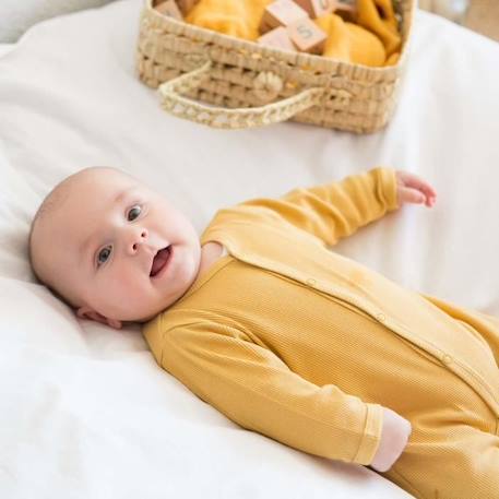 Pyjama bébé - TROIS KILOS SEPT JAUNE 2 - vertbaudet enfant 