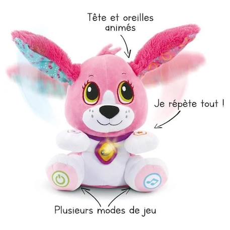 VTECH BABY - Toutou parle avec moi - Rose ROSE 4 - vertbaudet enfant 